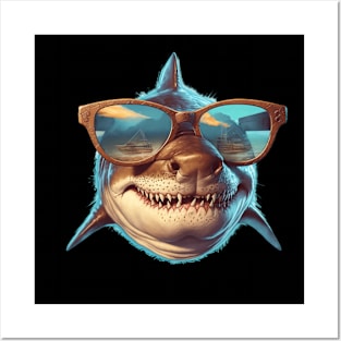 Cool shark Posters and Art